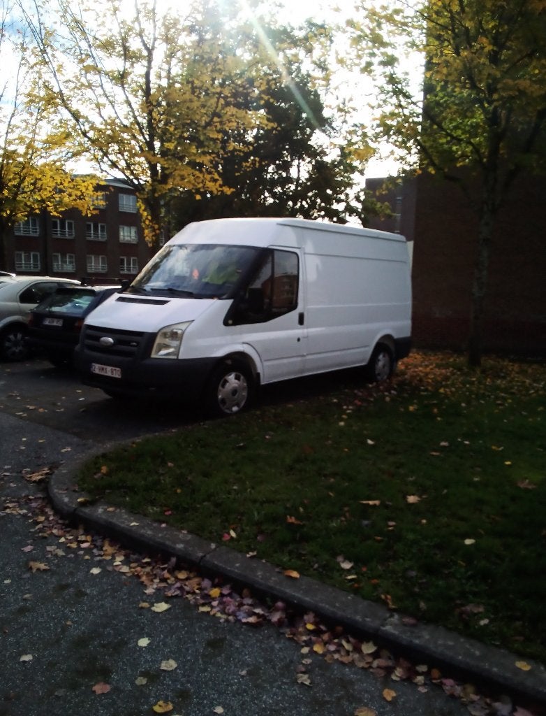 Ford transit, Voorwielaandrijving, Stof, 4 cilinders, Wit