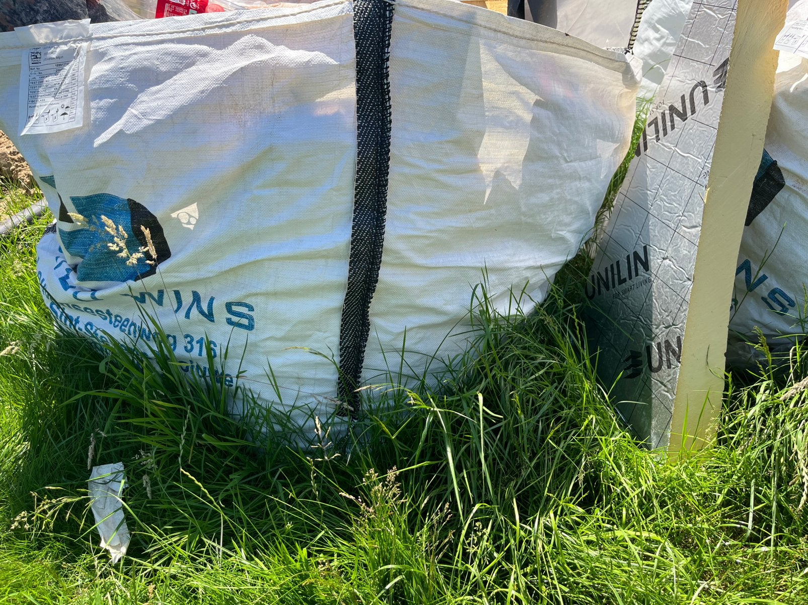 Sac Big Bag Vide 1 m³ - pour 1500 kg - 4 Sangles, Enlèvement, Comme neuf