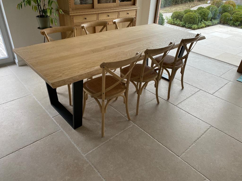table à manger, Maison & Meubles, Comme neuf, Landelijk, Enlèvement, 50 à 100 cm