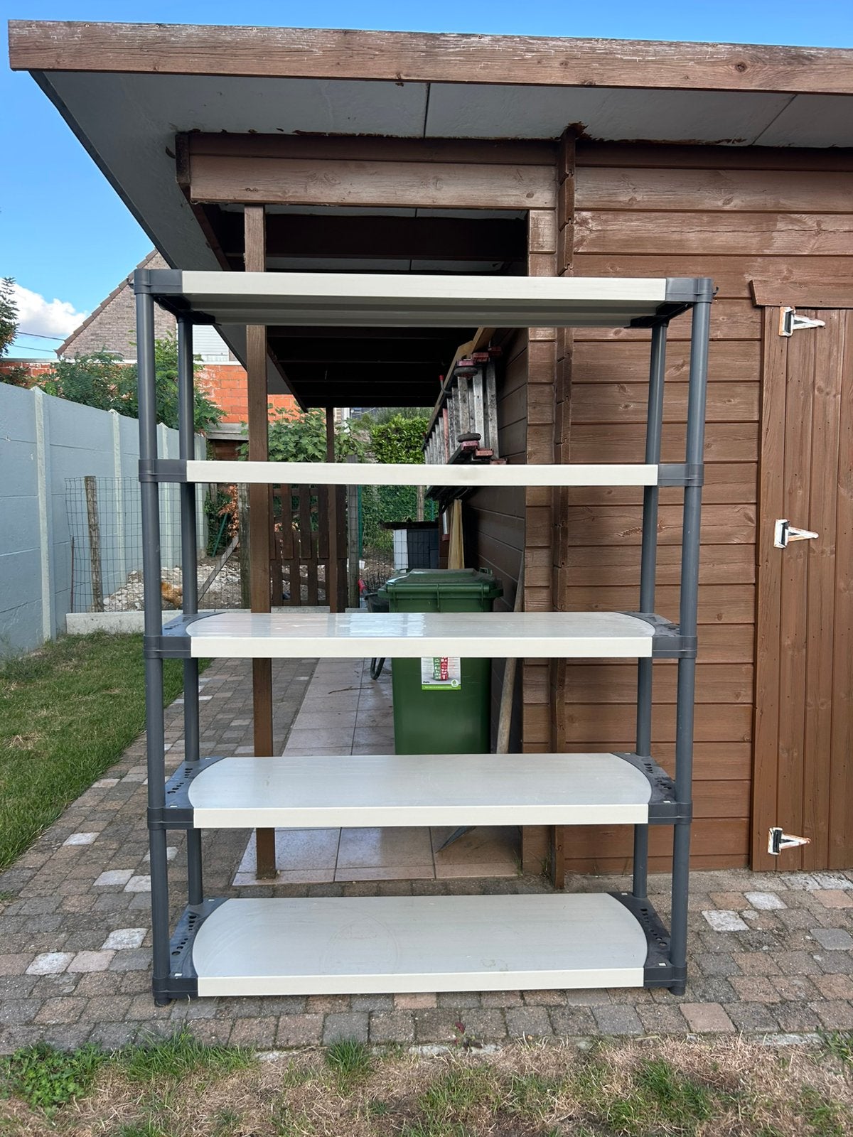 Opbergrek plastic, Tuin en Terras, Bergingen en Tuinkasten, Ophalen, Gebruikt, Kunststof