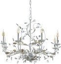 Lustre Linea Verdace Michelangelo 8 - blanc - 8x40w E14, Enlèvement, Neuf