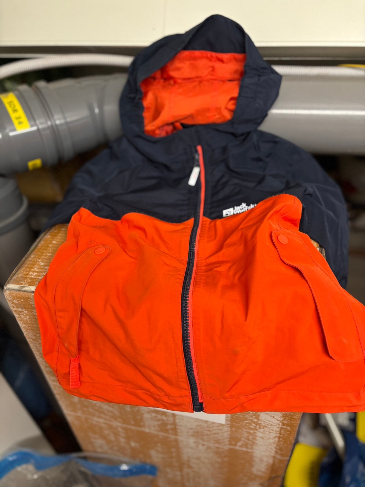 Jas jack Wolfskin maat 116, Ophalen, Gebruikt, Jongen of Meisje, Jas
