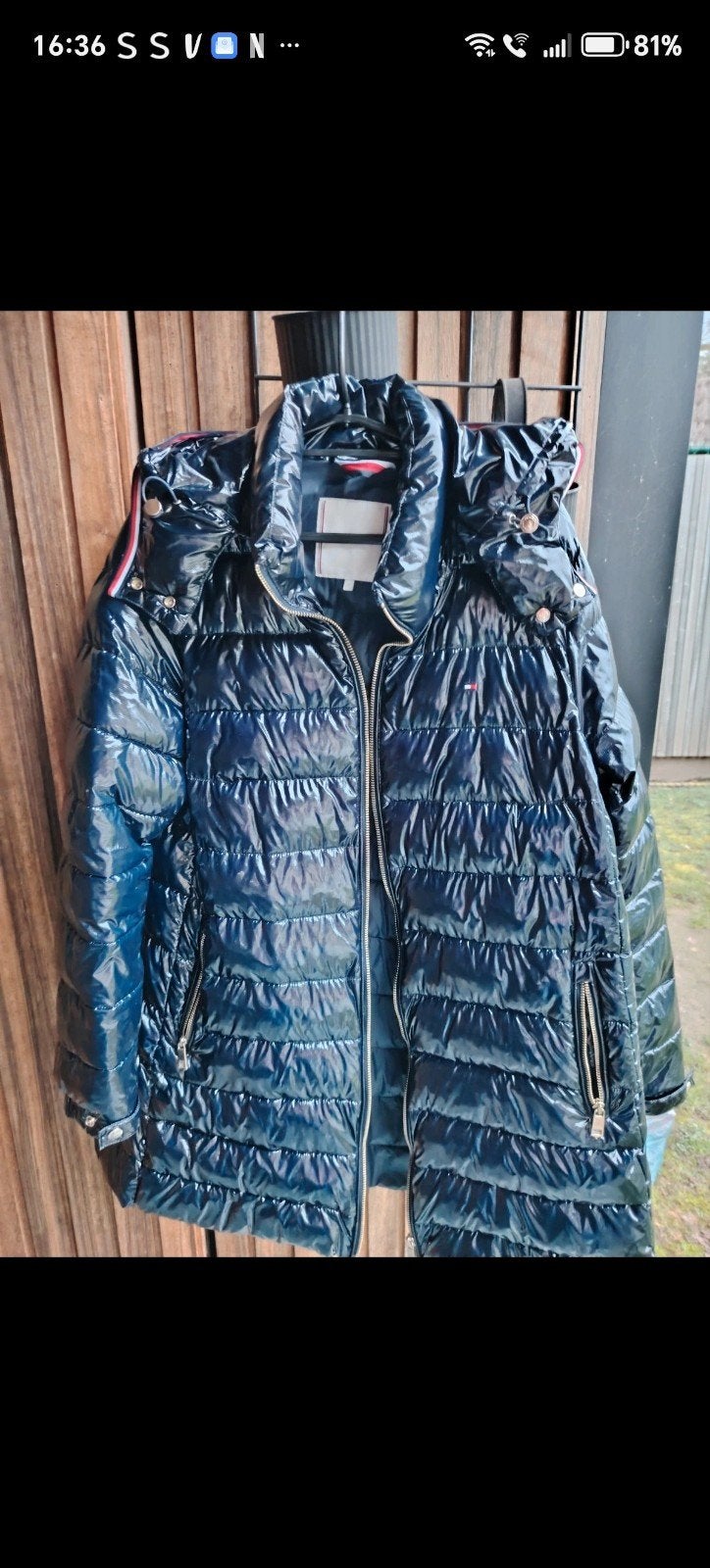 gewatteerde jas tommy hilfiger, Enlèvement ou Envoi, Bleu