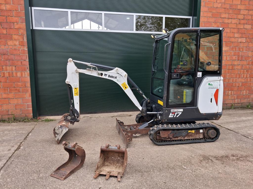 Bobcat E17 924 uur, Zakelijke goederen, Ophalen