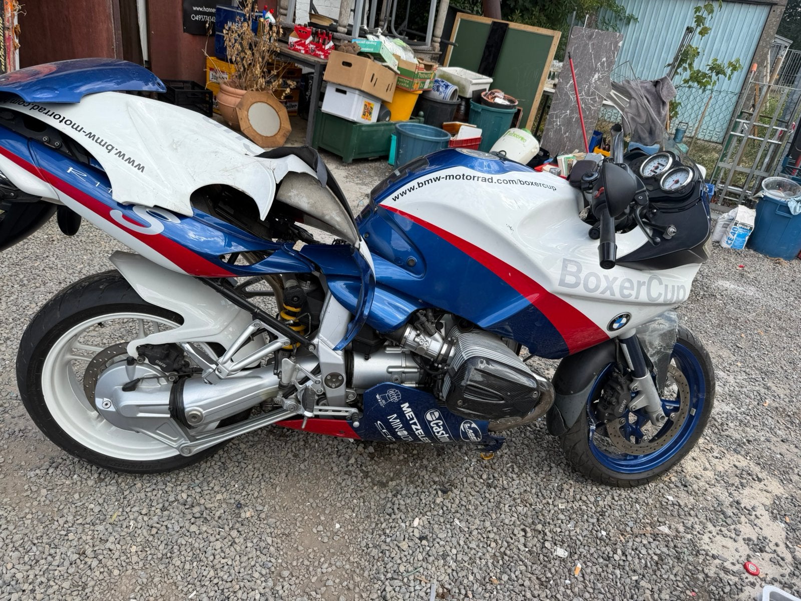 Moto : BMW R 1100 S BoxerCup Replica pour pieces, Enlèvement