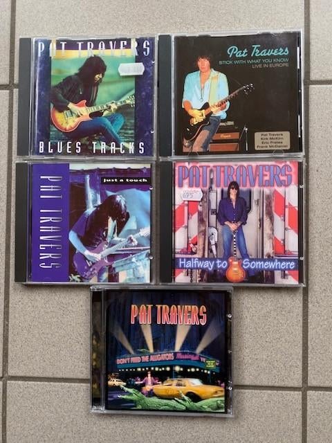Cd Pat Travers - set van 5 cd's, Cd's en Dvd's, Cd's | Jazz en Blues, Ophalen of Verzenden, Gebruikt, Blues