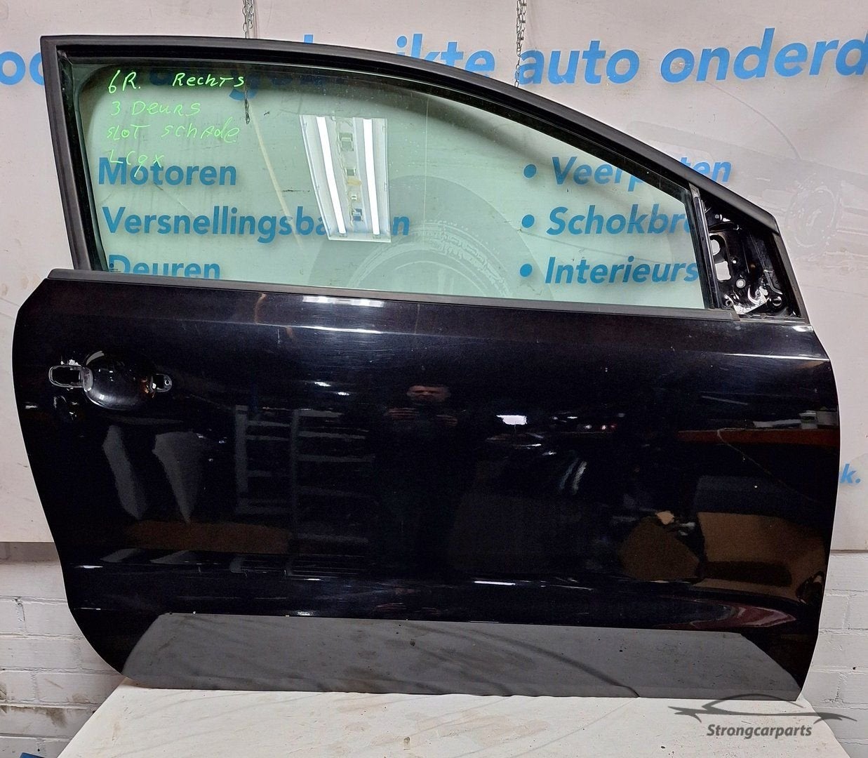 Deur Portier VW Polo 6R 6C rechts 3 Deurs kleur LC9X, Gebruikt, -, -, Ophalen of Verzenden