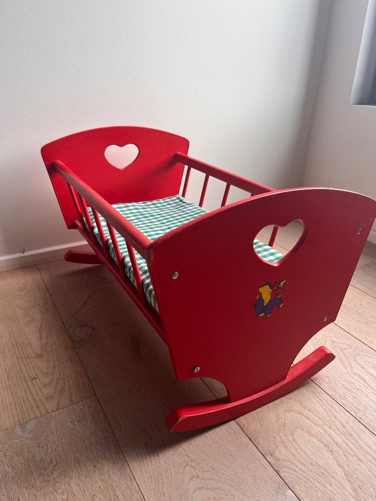 Vintage poppenbedje, Ophalen, Gebruikt, Babypop