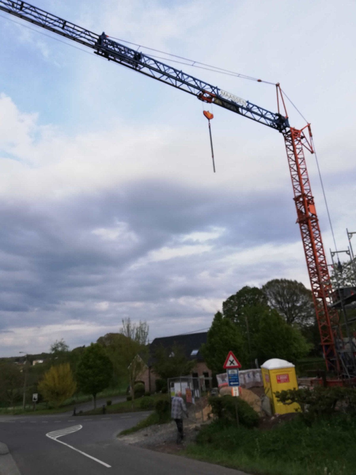 bouwkraan arcomet t33 te huur, Enlèvement
