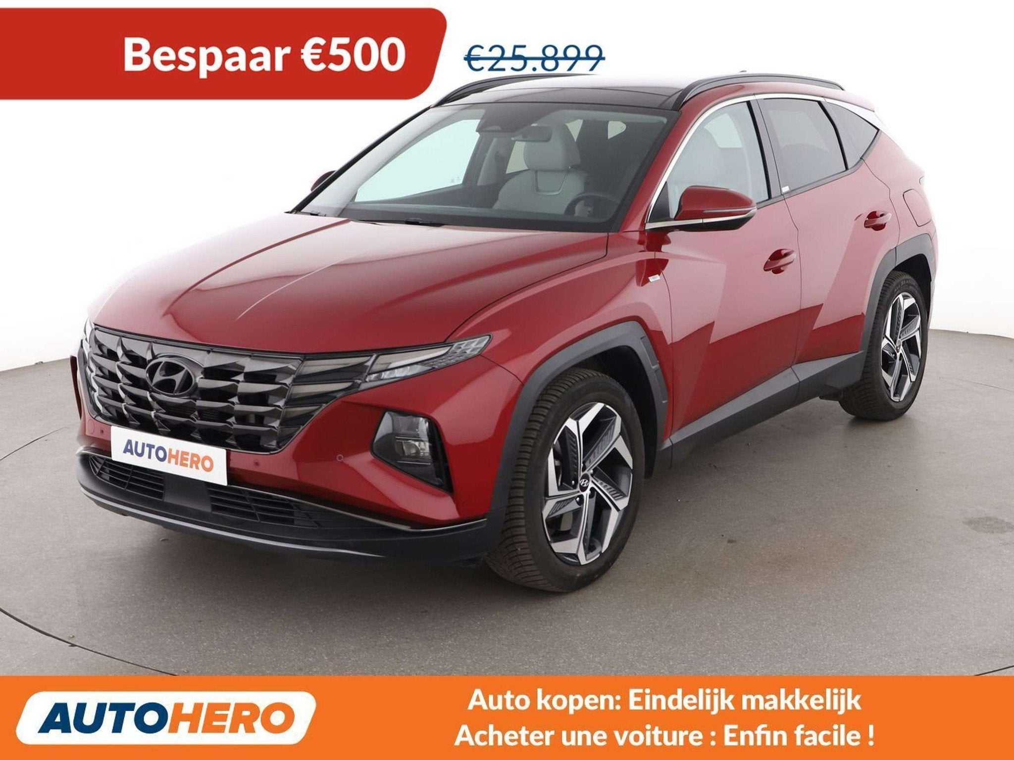 Hyundai Tucson 1.6 T-GDI Mild-Hybrid Prime 4WD (bj 2021), Automaat, Leder, 5 zetels, https://public.car-pass.be/vhr/01a36ec9-30b3-4c5a-a06b-831936cced5e