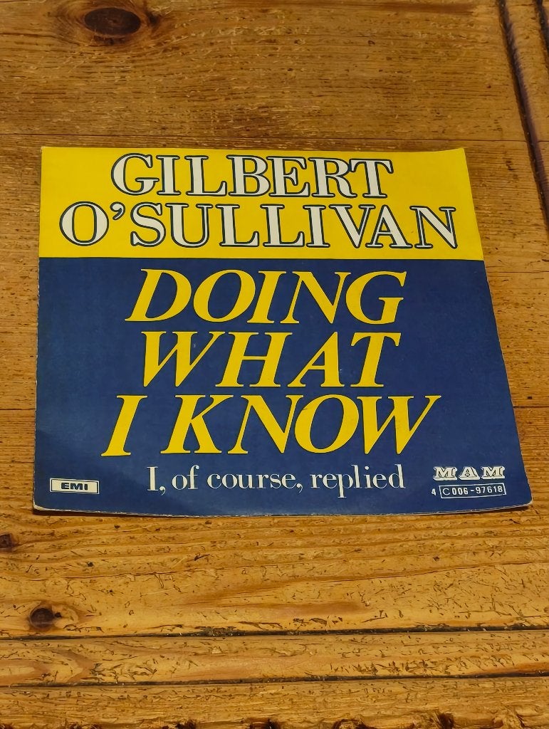 Single van Gilbert O'Sullivan, CD & DVD, Vinyles Singles, Enlèvement ou Envoi, 7 inch, Utilisé, Country et Western