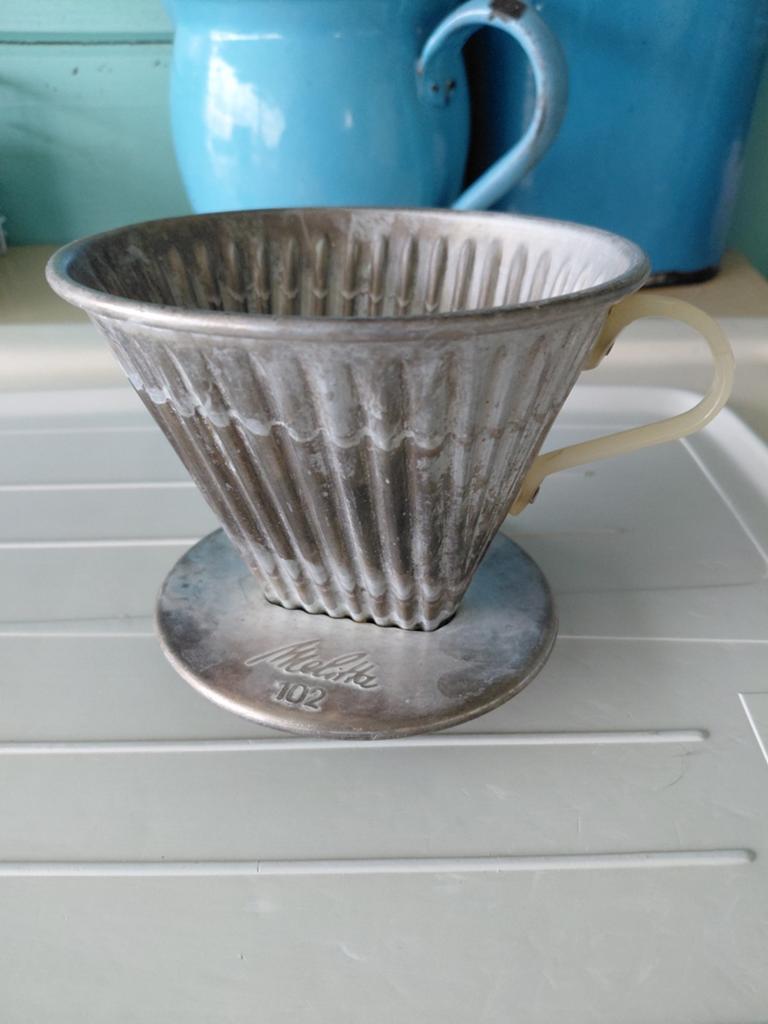 Metalen Melitta filter, Antiquités & Art, Enlèvement ou Envoi