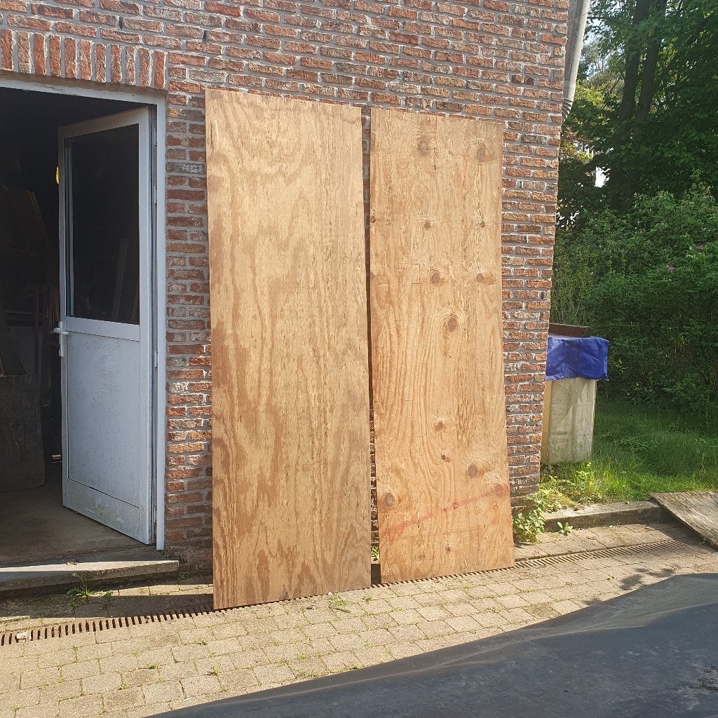 Naaldhout platen, Doe-het-zelf en Bouw, Ophalen, Gebruikt, Multiplex