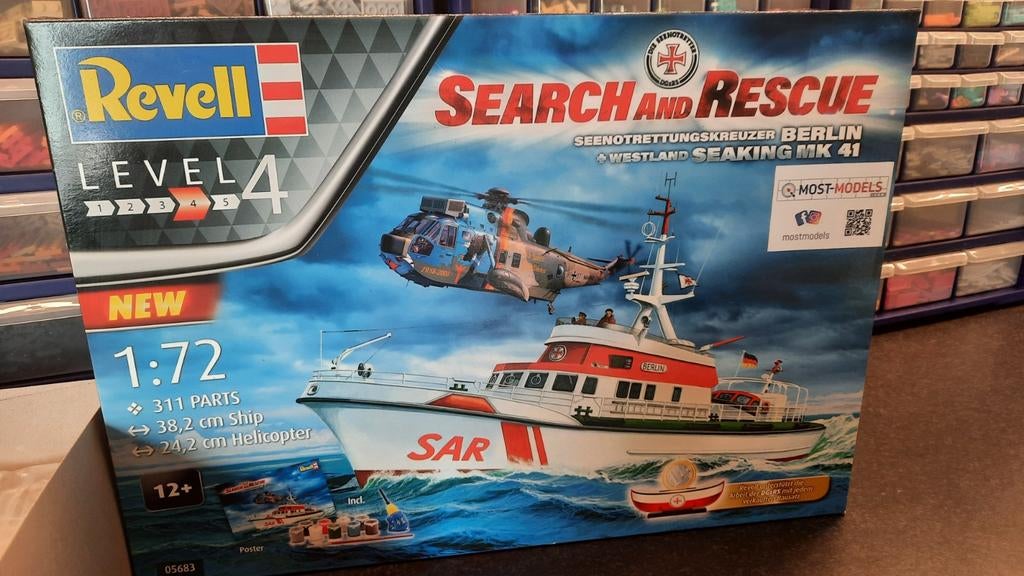 Revell niveau 4 Search and Rescue 1:72 Toujours nouveau !, Enlèvement, Neuf, Revell