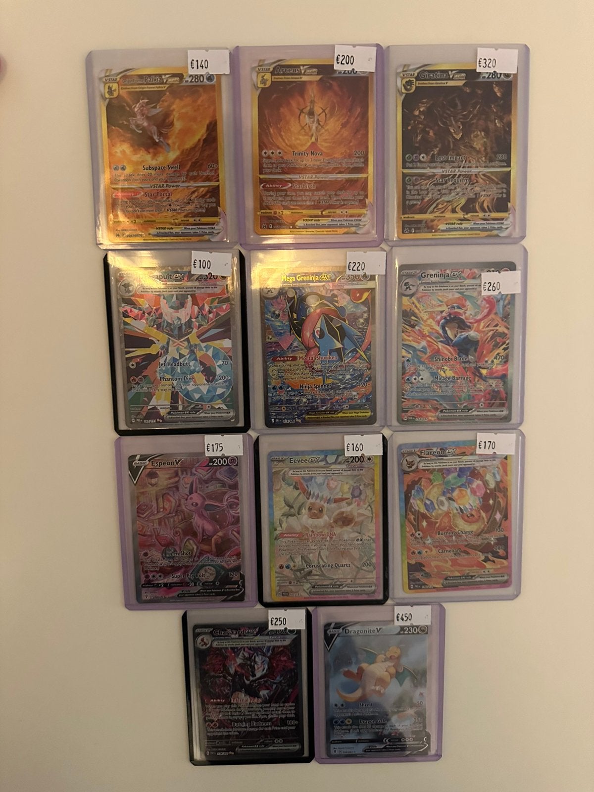 Pokémon High End Singles NM !, Enlèvement, Comme neuf, Plusieurs cartes
