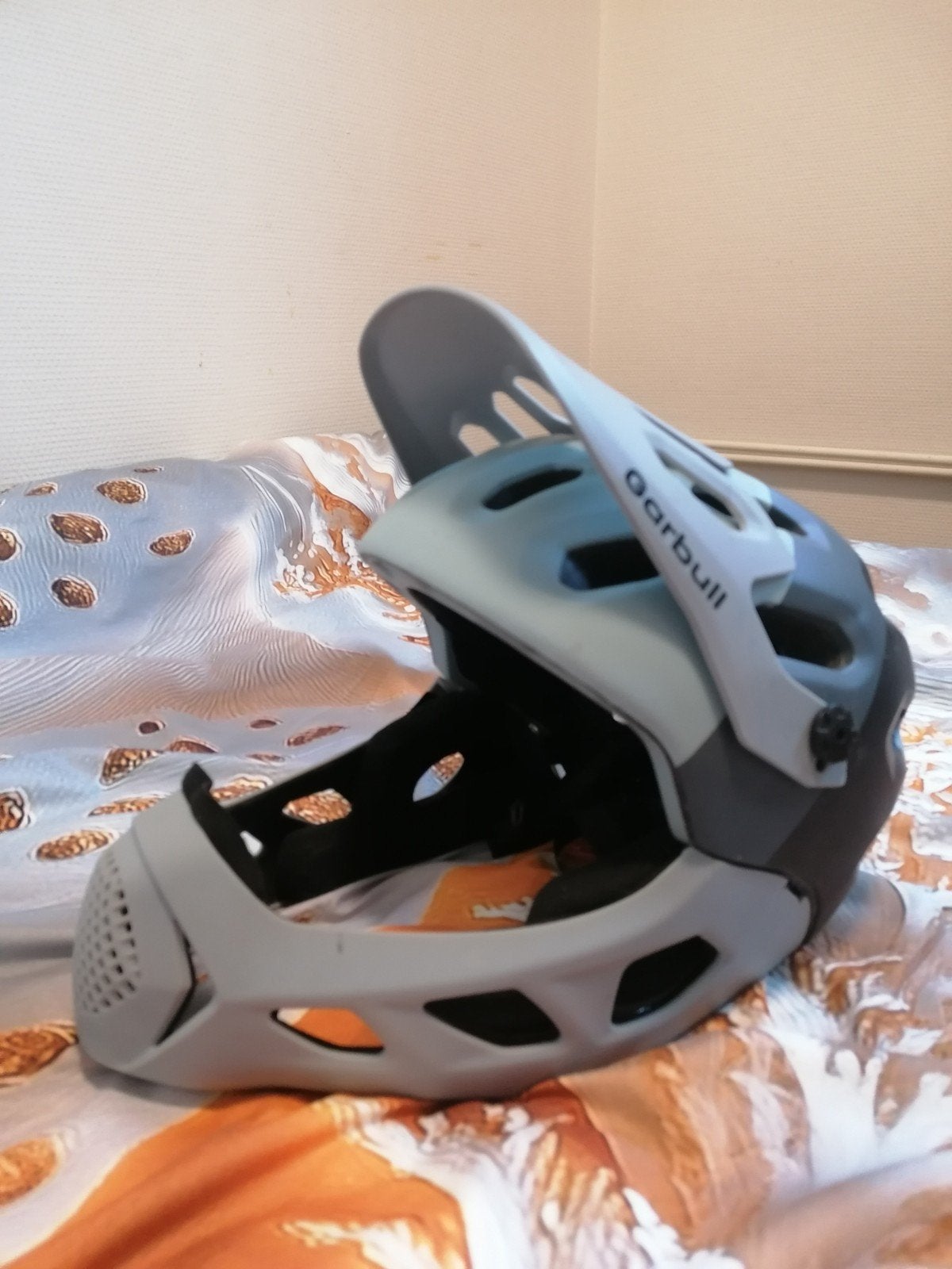 Bmx mtb helm maat M/L, Fietsen en Brommers, M, Ophalen of Verzenden, Zo goed als nieuw, Garbull