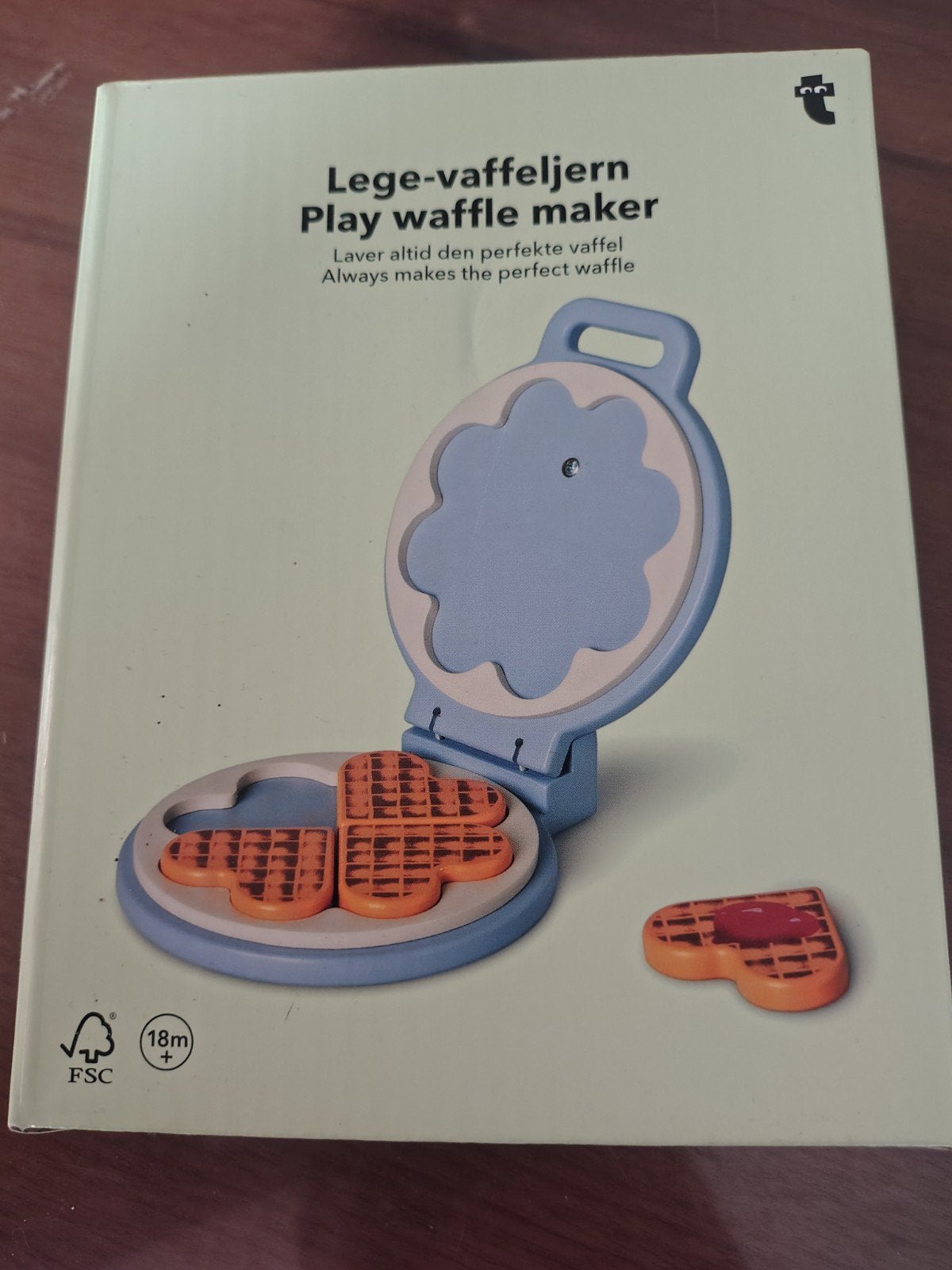 Houten speelgoed wafelijzer Flying Tiger (18m+) – In doos!, Ophalen of Verzenden, Nieuw, Meubelstuk of Keukentje
