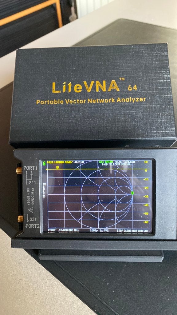 LiteVNA 64 Vector Network Analyzer 7" Screen, Ophalen, Zo goed als nieuw, Zender en Ontvanger