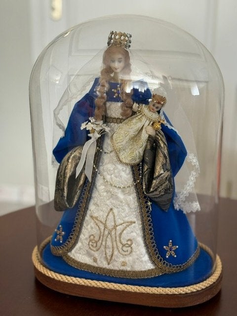 Stolp met maria beeld, Antiek en Kunst, Ophalen
