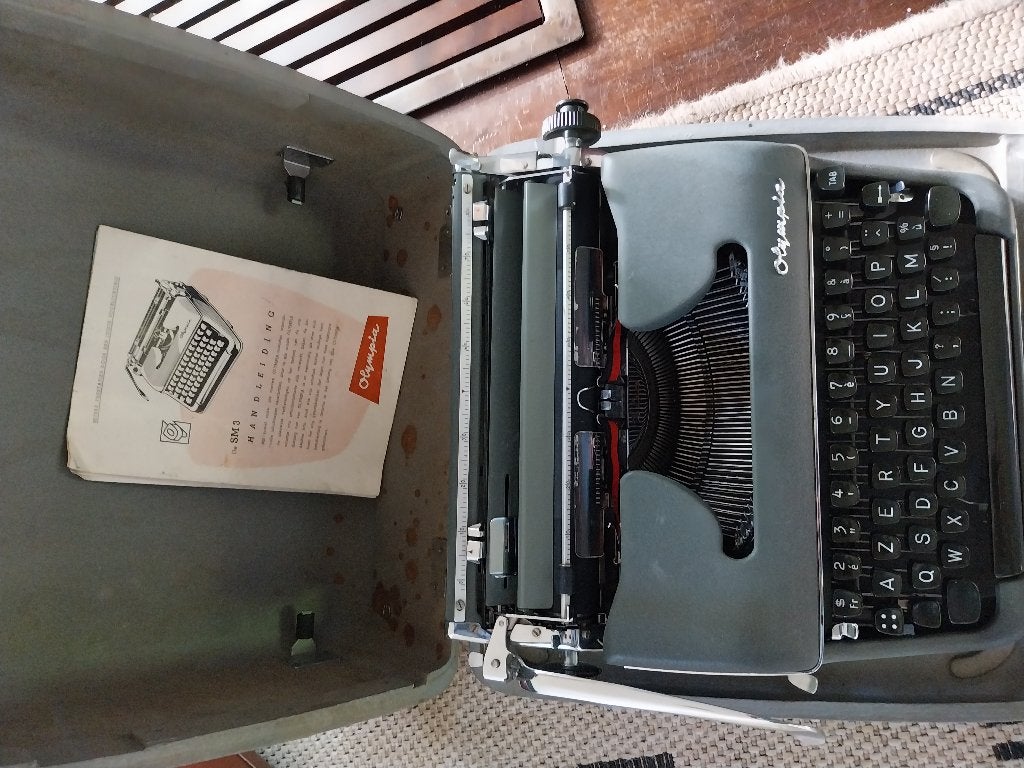 schrijfmachine, Ophalen, Gebruikt