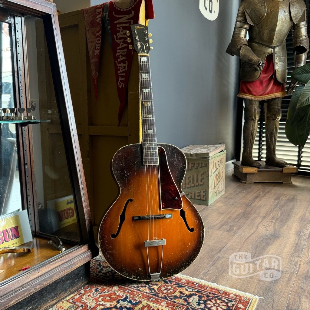 Gibson L-50 1948, Muziek en Instrumenten, Snaarinstrumenten | Gitaren | Akoestisch, Gebruikt, Western- of Steelstringgitaar, Met koffer