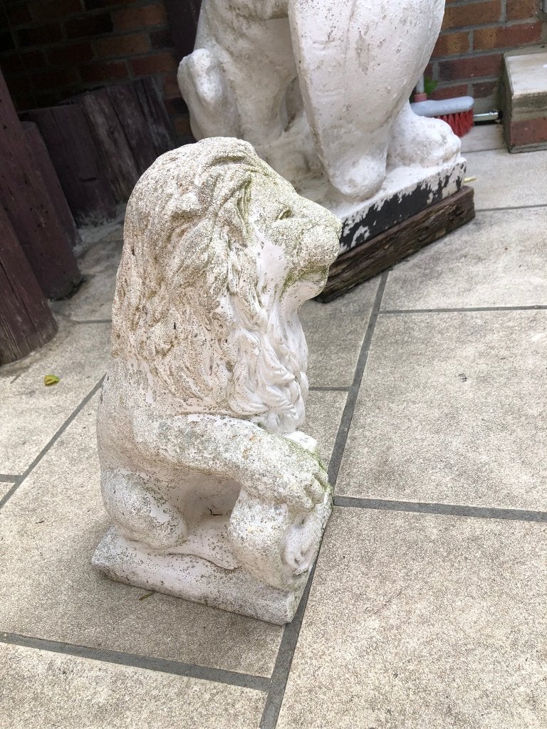 petite déco jardin lion, Ophalen, Gebruikt