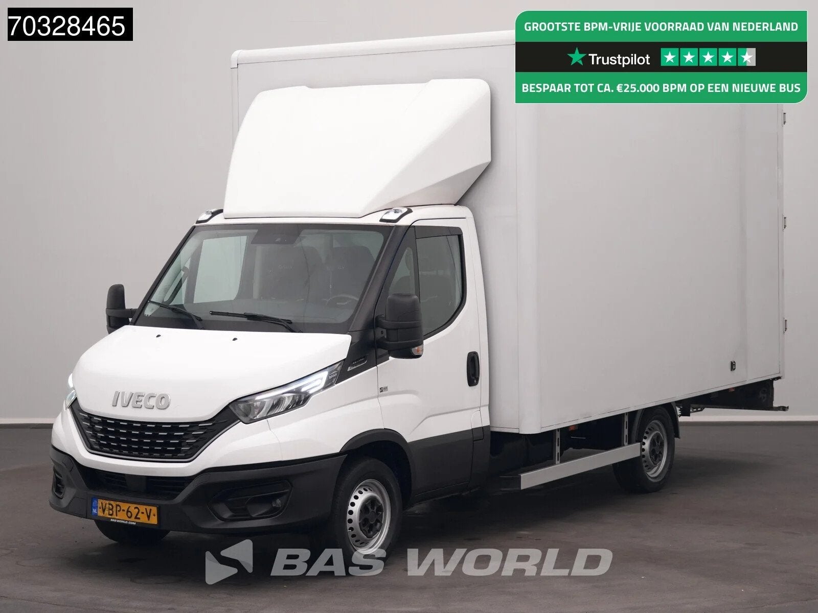 Iveco Daily 35S14 Automaat Bakwagen Airco Cruise Euro6 Meube, Auto's, Bestelwagens en Lichte vracht, Automaat, Stof, Gebruikt