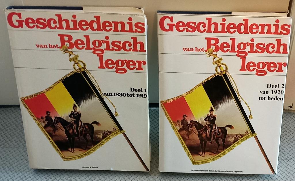 Geschiedenis van het Belgisch leger Deel 1 & 2, Boeken, Ophalen of Verzenden, Zo goed als nieuw, Grisard, Algemeen