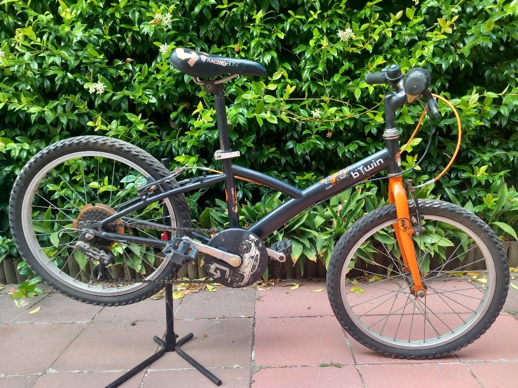Fiets kind, Ophalen, Velgrem, B-Twin, 16 tot 20 inch