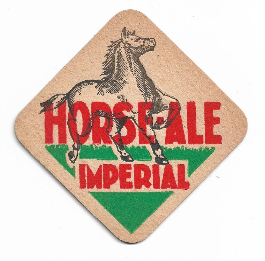 sous-bock Horse-Ale, Ophalen of Verzenden, Zo goed als nieuw, Viltje(s)