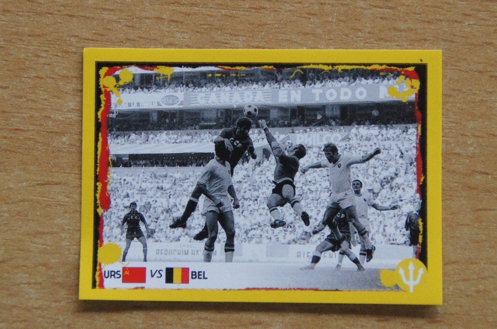 autocollant football Belgique-Russie, Diables Rouges, Enlèvement ou Envoi, Neuf, Sport