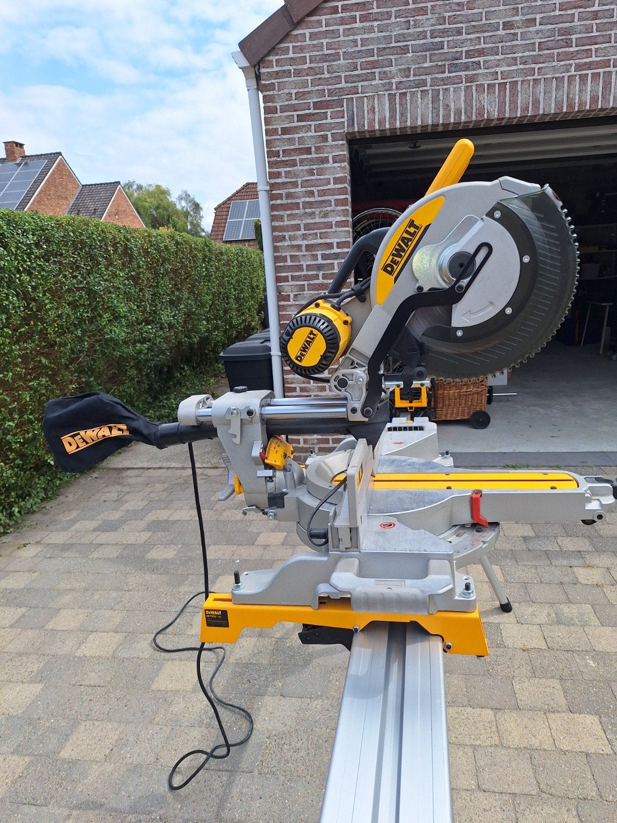 Afkortzaag Dewalt DWS 780 XPS met onderstel DE7023, Ophalen, Afkortzaag, Dewalt