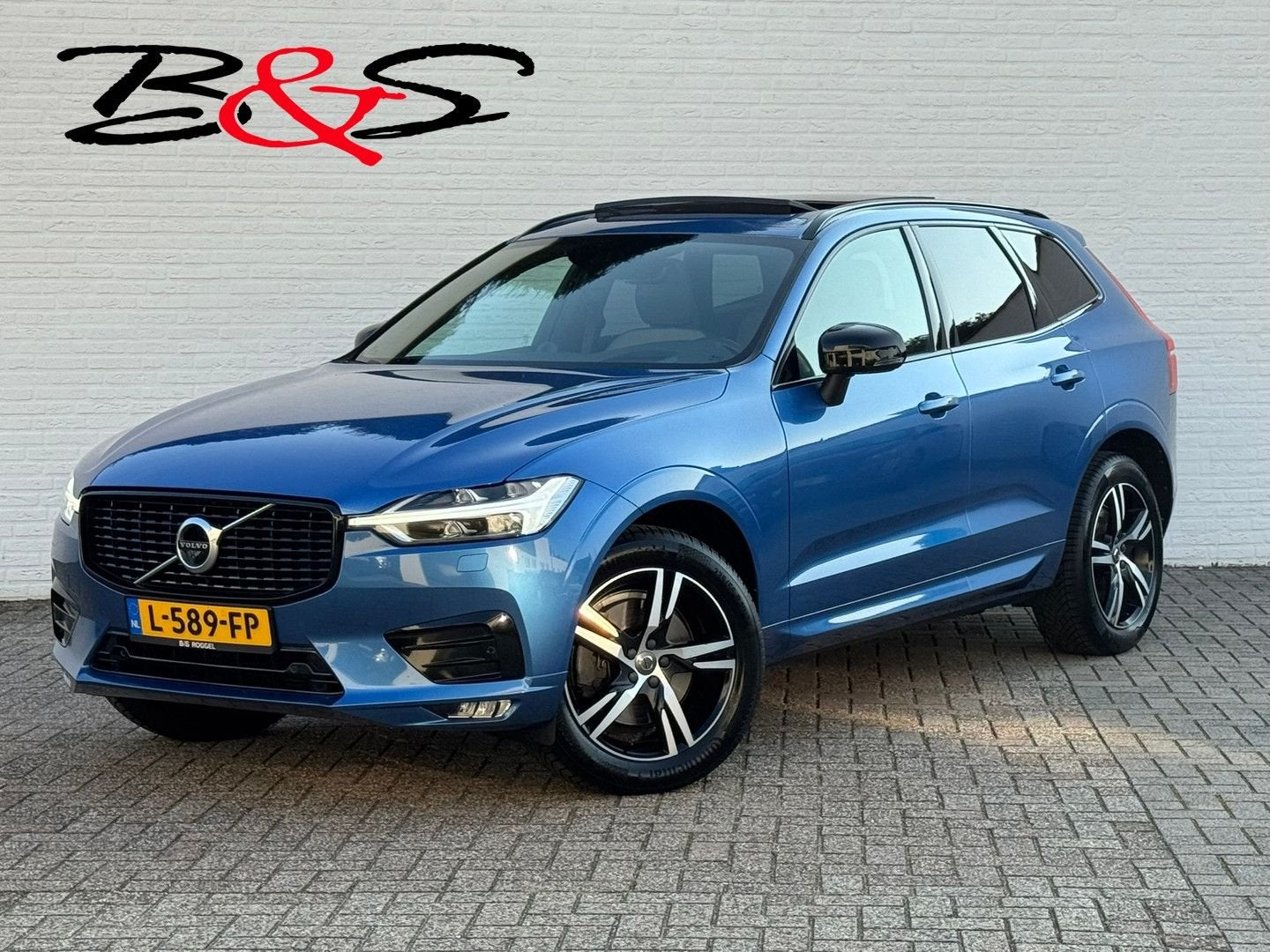 Volvo XC60 2.0 B4 Business R -Line Pro Panodak Volleder Adap, Auto's, Automaat, Adaptive Cruise Control, Blauw, XC60