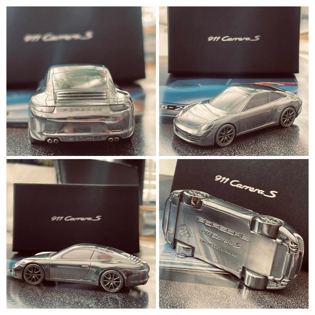 Porsche Dealer Edition 911 Carrera S Aluminium 1:43 (991), Enlèvement ou Envoi, Utilisé, Voiture, Autres marques