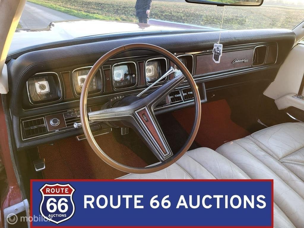 Lincoln Continental Coupe | 1970 | Route 66 Auctions, Zwart, Bedrijf, Handgeschakeld, Overige carrosserie