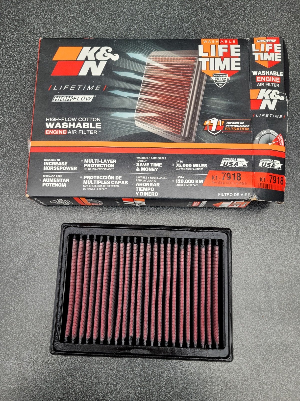 k&n luchtfilter KTM duke 790 / 890, Motoren, Particulier, Gebruikt
