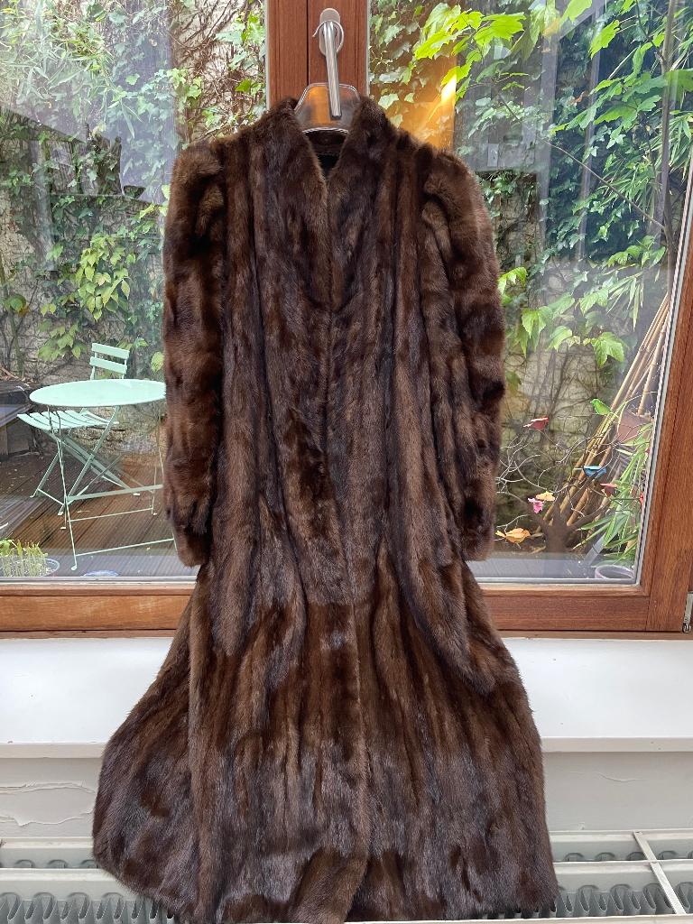 Manteau de fourrure vison, Kleding | Dames, Jassen | Winter, Ophalen, Gedragen, Maat 38/40 (M)
