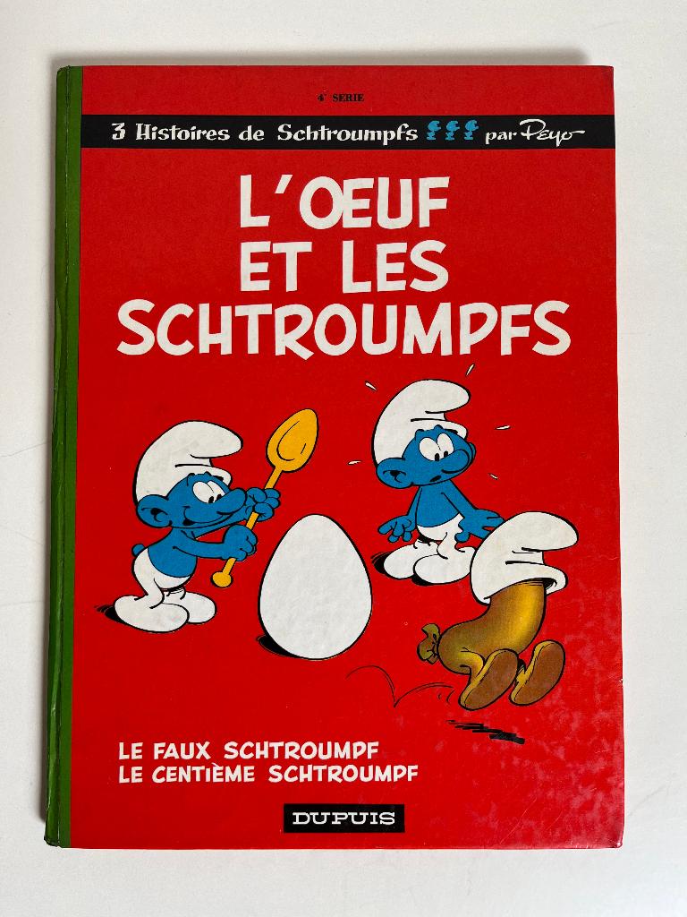 Les Schtroumpfs T4 - L'oeuf et les Schtroumpfs - EO 1968, Envoi, Peyo