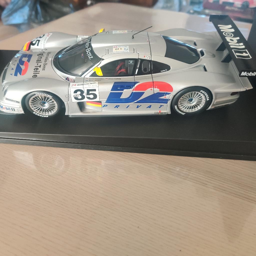 AutoArt 1/18 Mercedes-Benz CLK GT-R LM, Enlèvement, Neuf, Voiture, Autoart