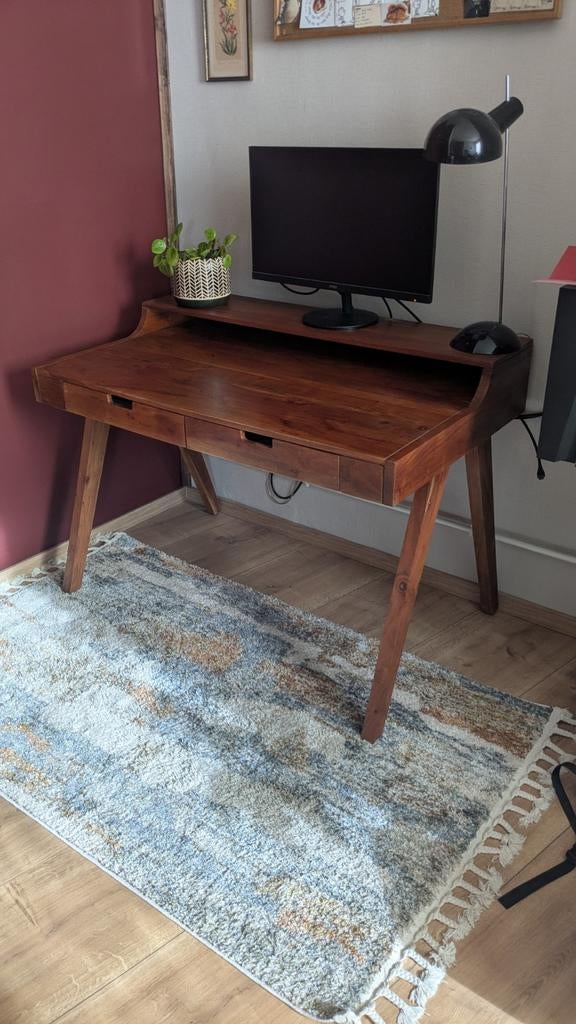 Bureau massief acacia hout, Ophalen