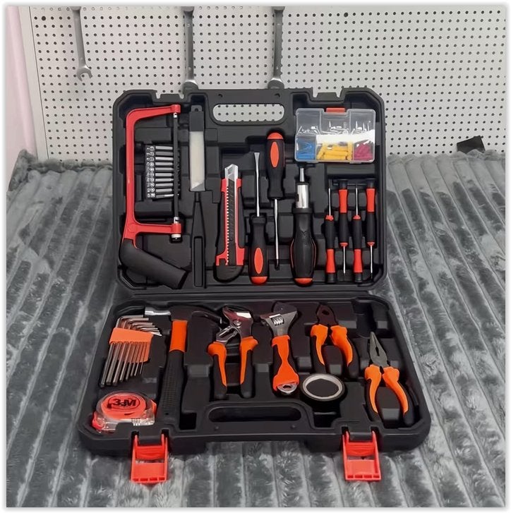 Kit d'outils pour la maison 102 pièces, comprenant des pince, Overige typen, Nieuw, Ophalen of Verzenden, Minder dan 400 watt