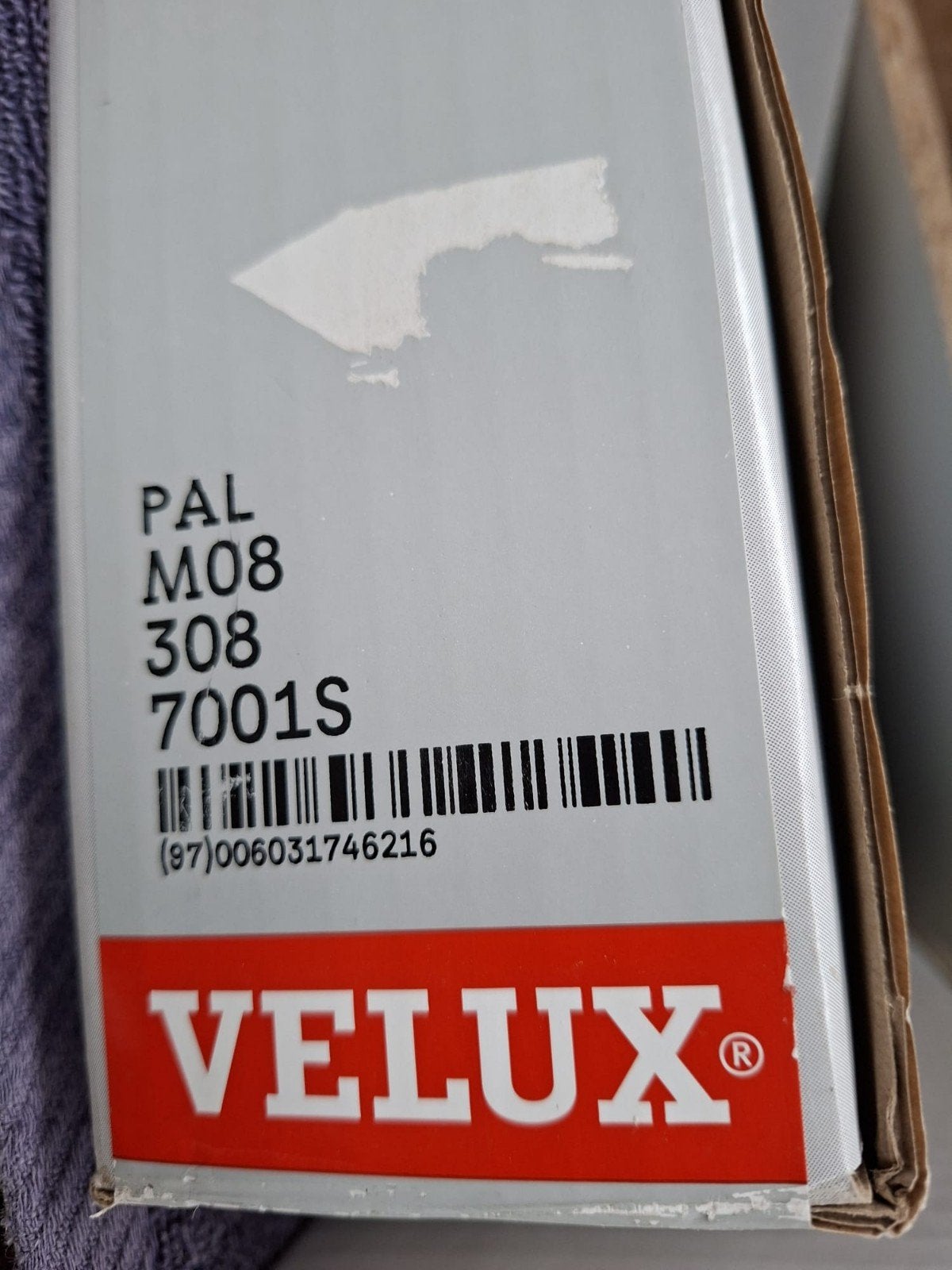 Velux Jaloezie PAL M08 7001S - Manueel - Wit, Enlèvement