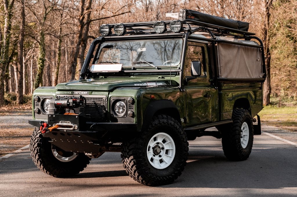 DEFENDER 110 - Hi-Cab TD5, Auto's, Zwart, Leder, Defender, Vierwielaandrijving