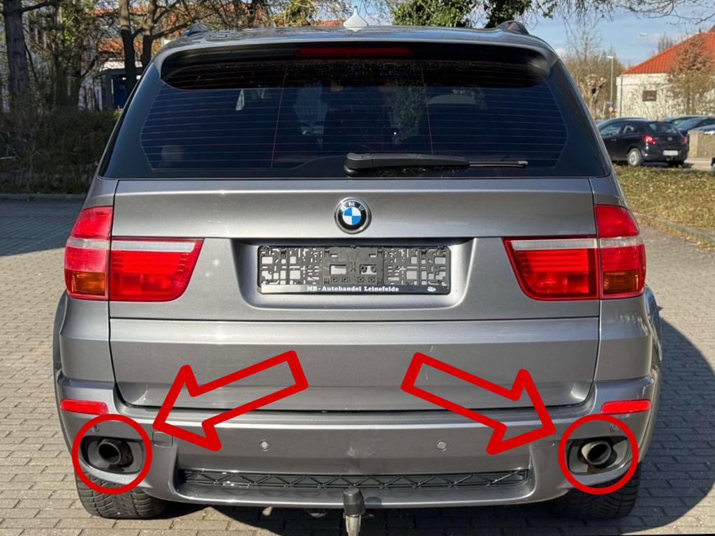 BMW X5 E70 - Grilles d’échappement pare-chocs, Arrière, Pare-chocs, Enlèvement, Utilisé
