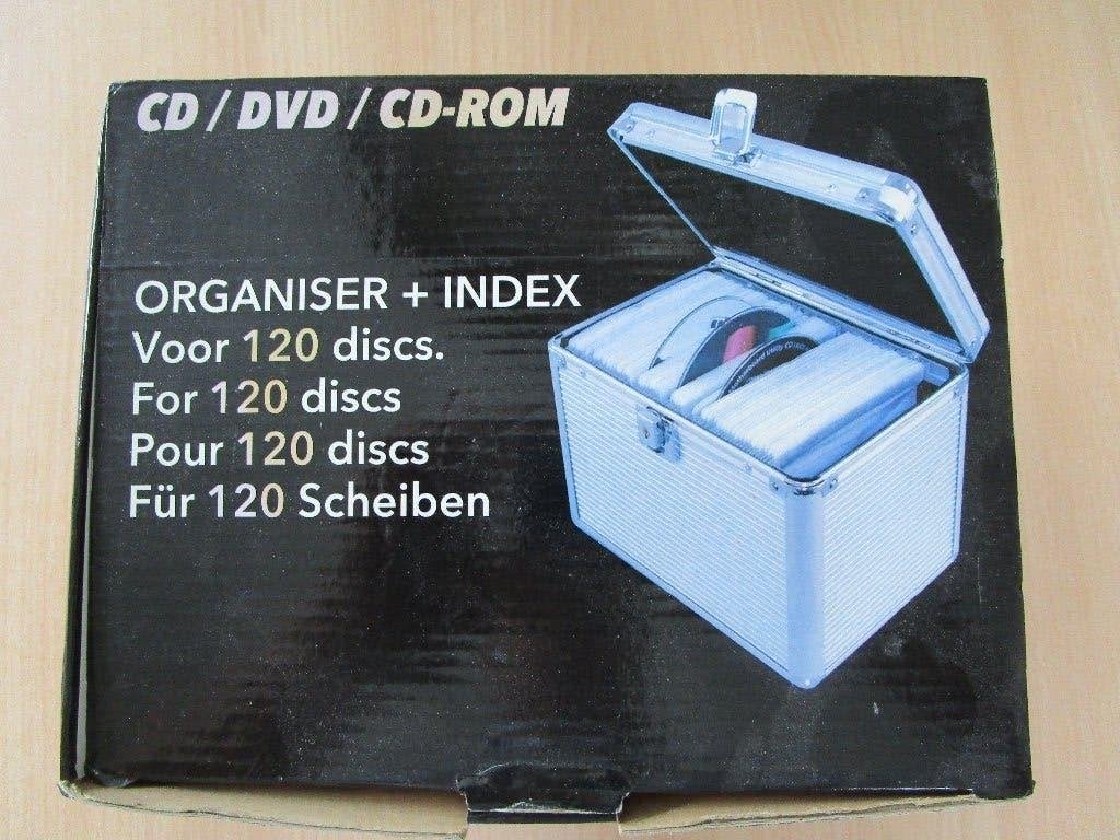 OPBERG BOX === CD/DVD/CD-ROM BOX VOOR 120 DISCS, Ophalen of Verzenden, Zo goed als nieuw