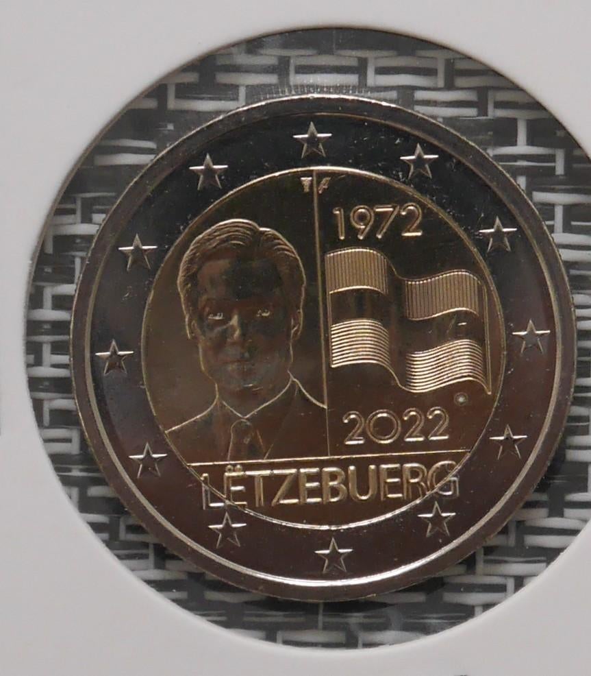 2 euromunt 2022 Luxemburg, Postzegels en Munten, Ophalen of Verzenden, Luxemburg, 2 euro, Losse munt