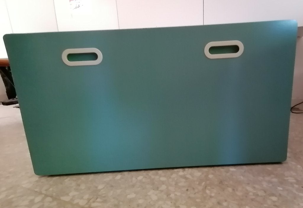 Handige speelgoedkist met bank, ingebouwde handvaten., Ophalen, Gebruikt, Kast