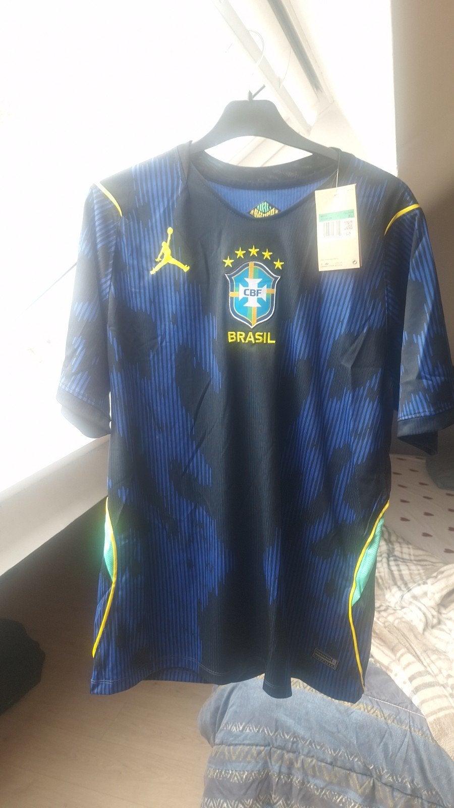 Maillot Football Brésil, Kleding | Heren, Ophalen of Verzenden, Blauw