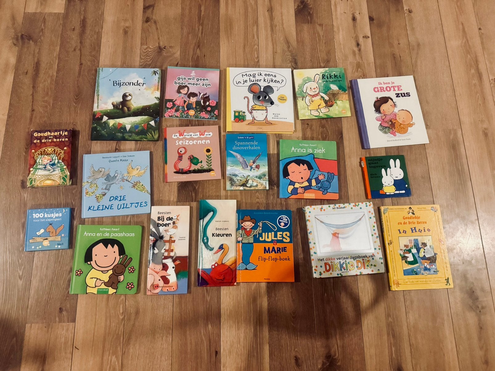 Mooi pakket kleuter prentenboeken o.a. Anna, Rikki, Jules, Boeken, Ophalen