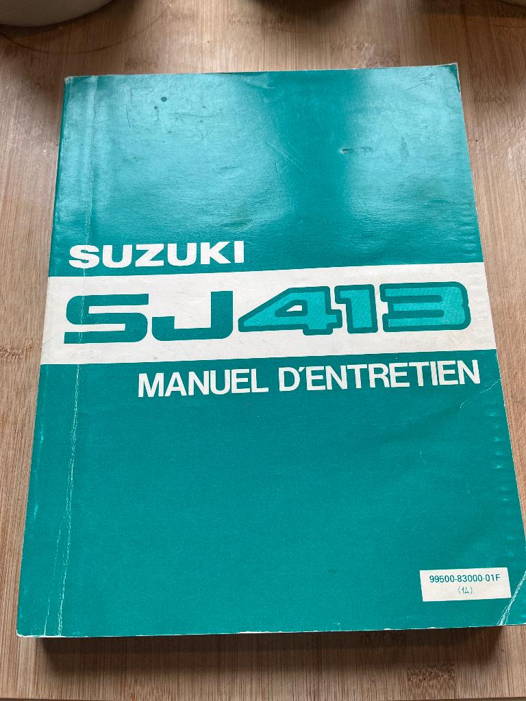 Suzuki SJ 413 manuel d’atelier, Enlèvement ou Envoi, Utilisé, Suzuki